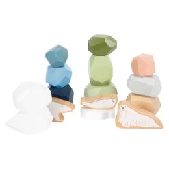 Small Foot - Balancesteine Arktis Aus Holz, 11 Stk. 12 Small Foot - Balancesteine Arktis Aus Holz, 11 Stk. -Spielzeugwelt Verkauf 5410849g