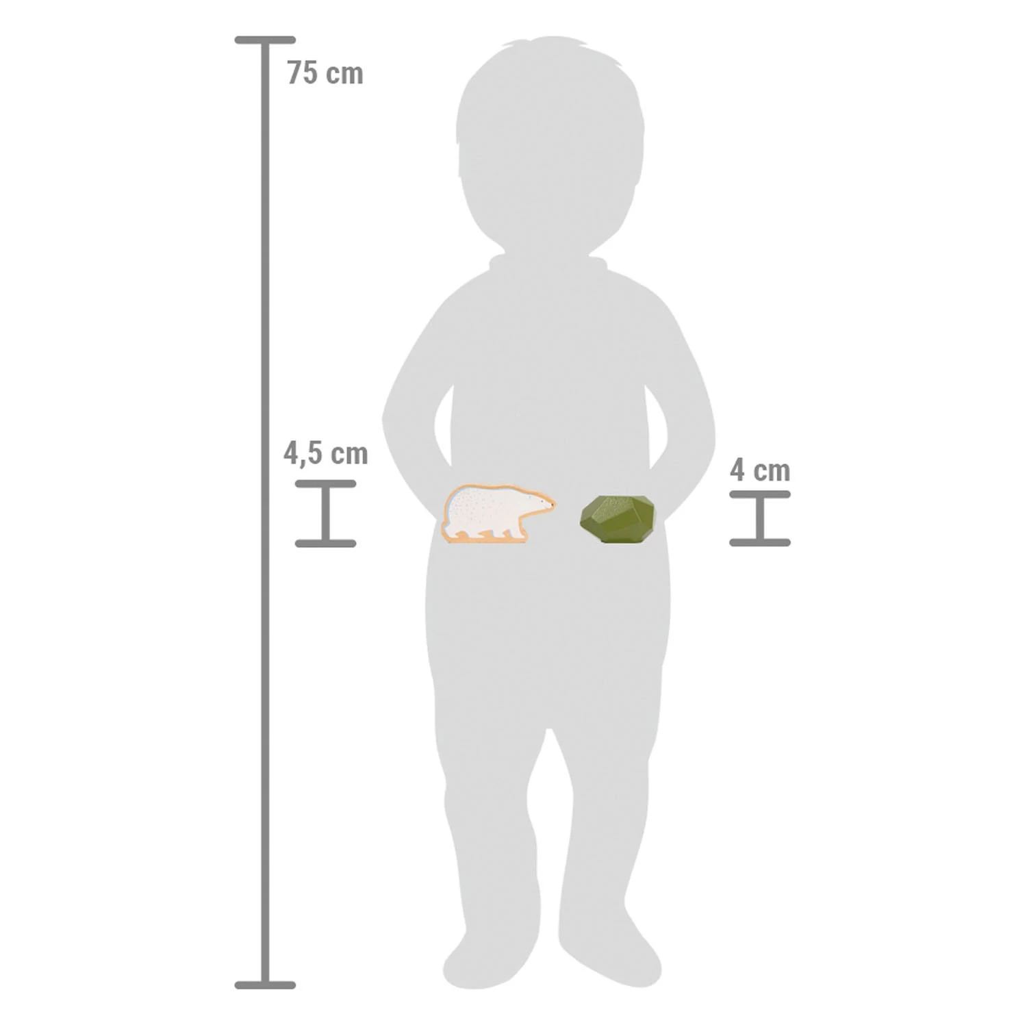 Small Foot - Balancesteine Arktis Aus Holz, 11 Stk. 8 Small Foot - Balancesteine Arktis Aus Holz, 11 Stk. – Bild 6