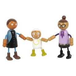 Small Foot - Holz-Biegepuppe Familie Mit Baby, 8-tlg. -Spielzeugwelt Verkauf 5410856d
