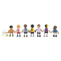 Small Foot - Holz-Biegepuppe Familie Mit Baby, 8-tlg. -Spielzeugwelt Verkauf 5410856h