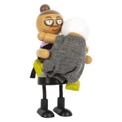 Small Foot - Holz-Biegepuppe Familie Mit Baby, 8-tlg. -Spielzeugwelt Verkauf 5410856i