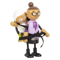 Small Foot - Holz-Biegepuppe Familie Mit Baby, 8-tlg. -Spielzeugwelt Verkauf 5410856j