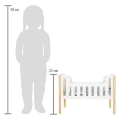 Small Foot - Puppenbett Little Button Aus Holz 17 Small Foot - Puppenbett Little Button Aus Holz -Spielzeugwelt Verkauf 5410935j