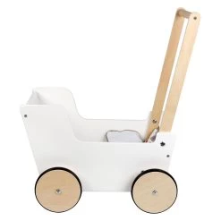 Small Foot - Schiebepuppenwagen Aus Holz, Kleiner Knopf