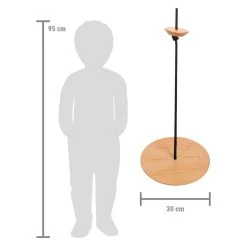 Small Foot - Scheibenschaukel Mit Kletterseil Black Line -Spielzeugwelt Verkauf 5410937h