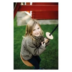 Small Foot - Scheibenschaukel Mit Kletterseil Black Line -Spielzeugwelt Verkauf 5410937i