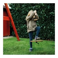 Small Foot - Scheibenschaukel Mit Kletterseil Black Line -Spielzeugwelt Verkauf 5410937j