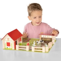 Eichhorn Bauernhof Inkl. Tieren Und Zubehör -Spielzeugwelt Verkauf 5631126z