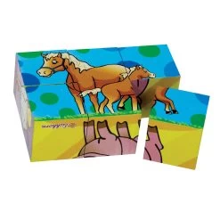 Eichhorn Blockpuzzle, 6 Teile. 12 Eichhorn Blockpuzzle, 6 Teile. -Spielzeugwelt Verkauf 5632034f