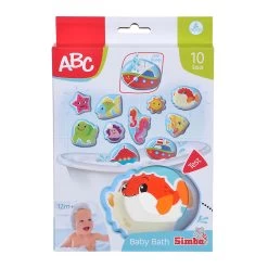 ABC Zauberhaftes Badespielzeug Meerestiere, 10-tlg.