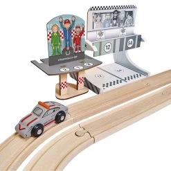 Eichhorn Holz-Porsche-Rennset, 14-tlg. -Spielzeugwelt Verkauf 5632560f