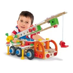 Eichhorn Constructor 4in1 Kranwagen, 170 Stück. -Spielzeugwelt Verkauf 5632579f