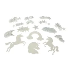 SIMBA Im Dunkeln Leuchtendes Einhorn-Set, 120-teilig.