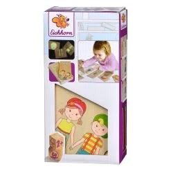 Eichhorn Holzkörperpuzzle, 19 Teile.