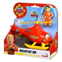 SIMBA Feuerwehrmann Sam Wallaby Helicopter Mit Tom Thomas