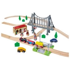 Eichhorn Bahngleis Mit Brücke Spielset, 55 Teile. 11 Eichhorn Bahngleis Mit Brücke Spielset, 55 Teile. -Spielzeugwelt Verkauf 5632912e