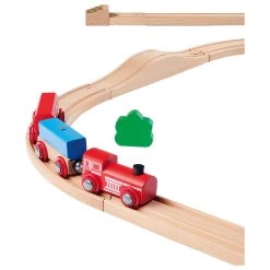 Eichhorn Bahngleis Mit Brücke Spielset, 33 Teile. 9 Eichhorn Bahngleis Mit Brücke Spielset, 33 Teile. -Spielzeugwelt Verkauf 5632913d