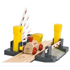 Eichhorn Bahngleise Bahnübergang Mit Schranken, 3-teilig. -Spielzeugwelt Verkauf 5632918g