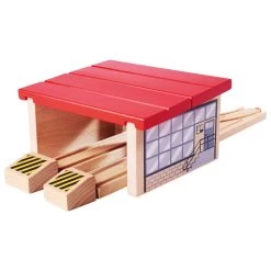 Eichhorn Train Tracks Lokschuppen, 6-tlg. -Spielzeugwelt Verkauf 5632920c