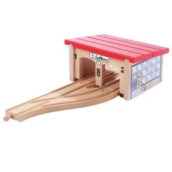 Eichhorn Train Tracks Lokschuppen, 6-tlg. -Spielzeugwelt Verkauf 5632920e