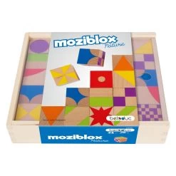 Beleduc Holz-Mozi-Block, Naturblöcke Und Muster