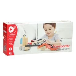 Classic World Autotransporter Mit Autos, 4-tlg.