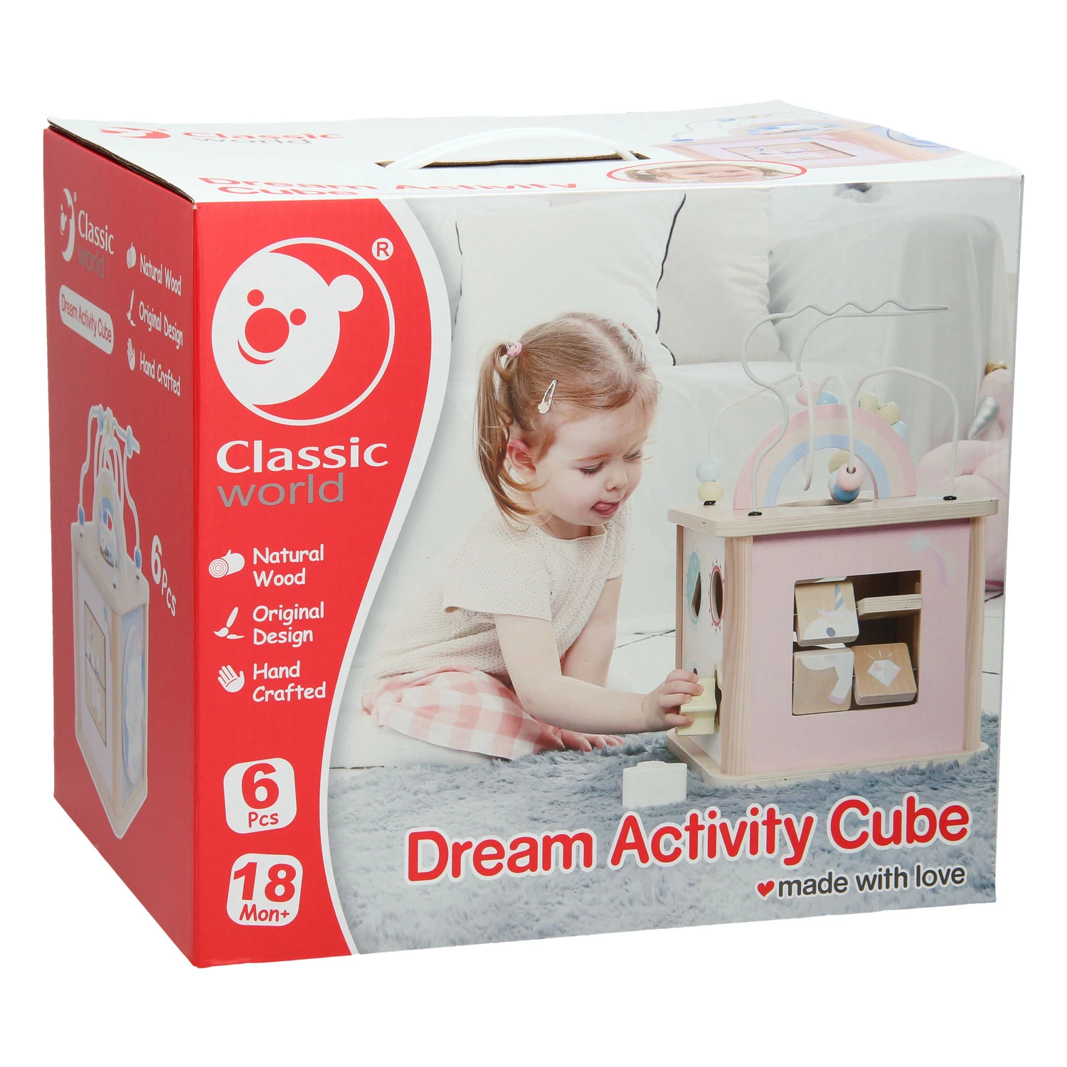 Classic World Aktivitätswürfel Aus Holz 3 Classic World Aktivitätswürfel Aus Holz