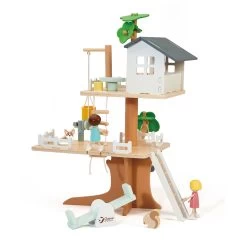 Classic World Holzpuppenhaus Baumhaus, 31-tlg. -Spielzeugwelt Verkauf 6020347d