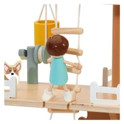 Classic World Holzpuppenhaus Baumhaus, 31-tlg. -Spielzeugwelt Verkauf 6020347e
