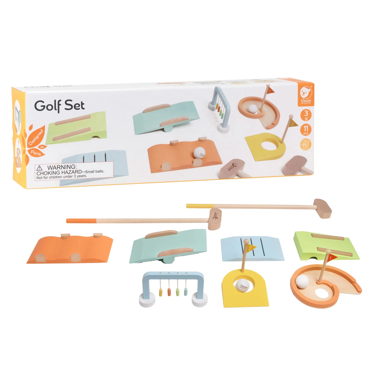 Classic World Holz-Golfset, 11-tlg. 4 Classic World Holz-Golfset, 11-tlg. – Bild 2