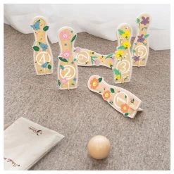 Classic World Holz-Bowling-Set Blumen, 14-teilig, -Spielzeugwelt Verkauf 6020379e