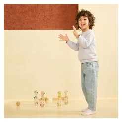 Classic World Holz-Bowling-Set Blumen, 14-teilig, -Spielzeugwelt Verkauf 6020379j