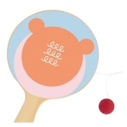 Classic World Holzschläger Mit Ball An Der Schnur