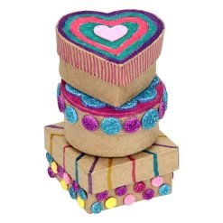 Creativ Company Pappmaché-Aufbewahrungsboxen Klein, 6-tlg. -Spielzeugwelt Verkauf 6020519d