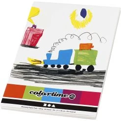 Creativ Company Zeichenblock Weiß A4 120gr, 50 Blatt