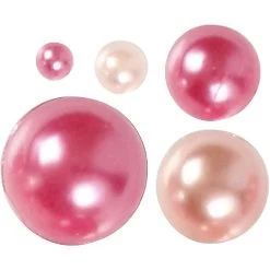 Creativ Company Halbe Klebeperlen Rosa 2–8 Mm, 140 Stück. -Spielzeugwelt Verkauf 6021143d