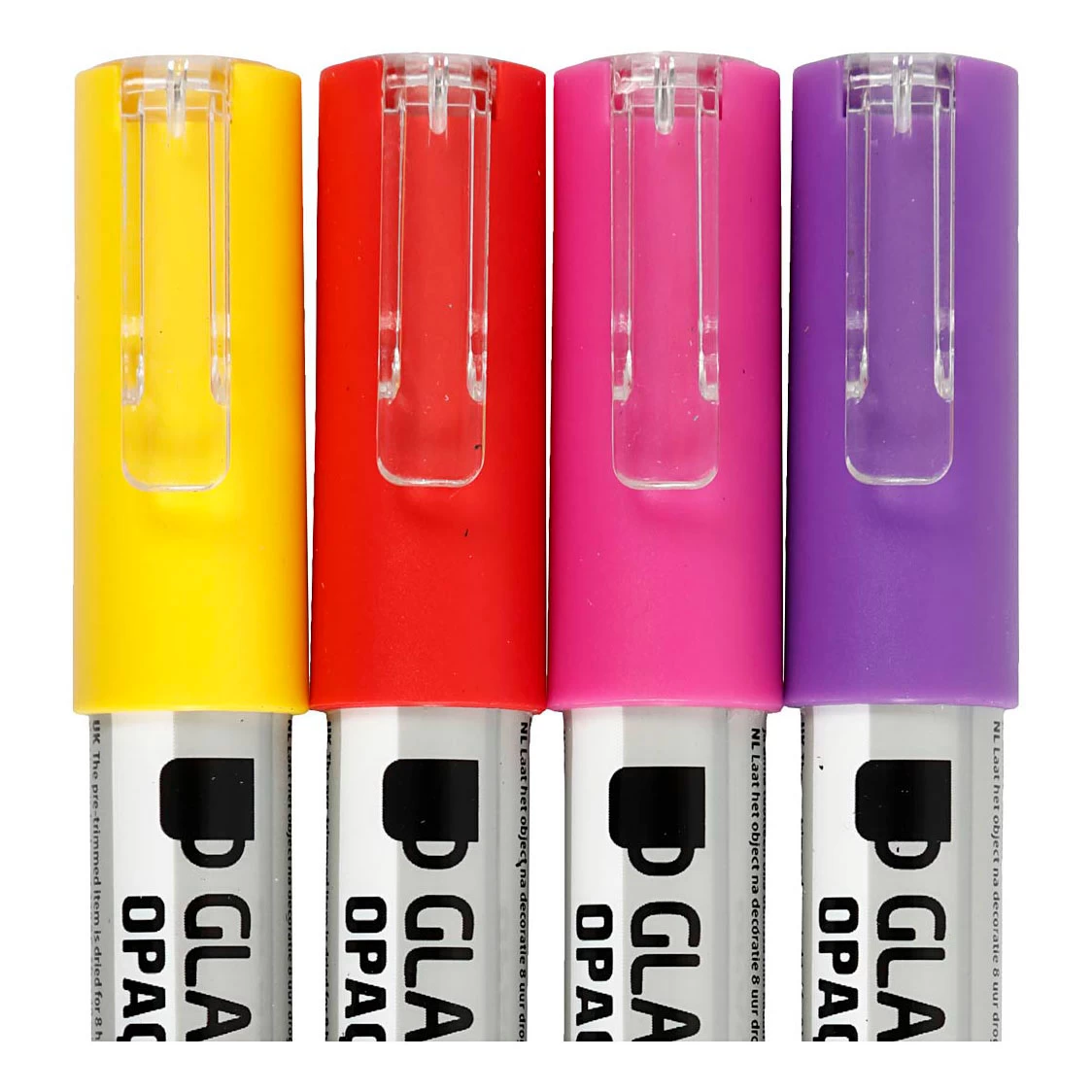 Creativ Company Glas- Und Porzellanstifte, Blickdicht, Orange/Lila/Rot/Gelb, 4 Stück. 5 Creativ Company Glas- Und Porzellanstifte, Blickdicht, Orange/Lila/Rot/Gelb, 4 Stück. – Bild 3