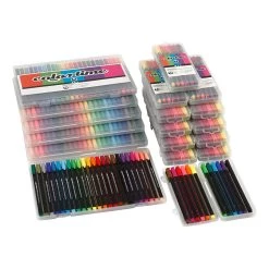 Creativ Company Colortime Fineliners, Verschiedene Farben, 18 Packungen