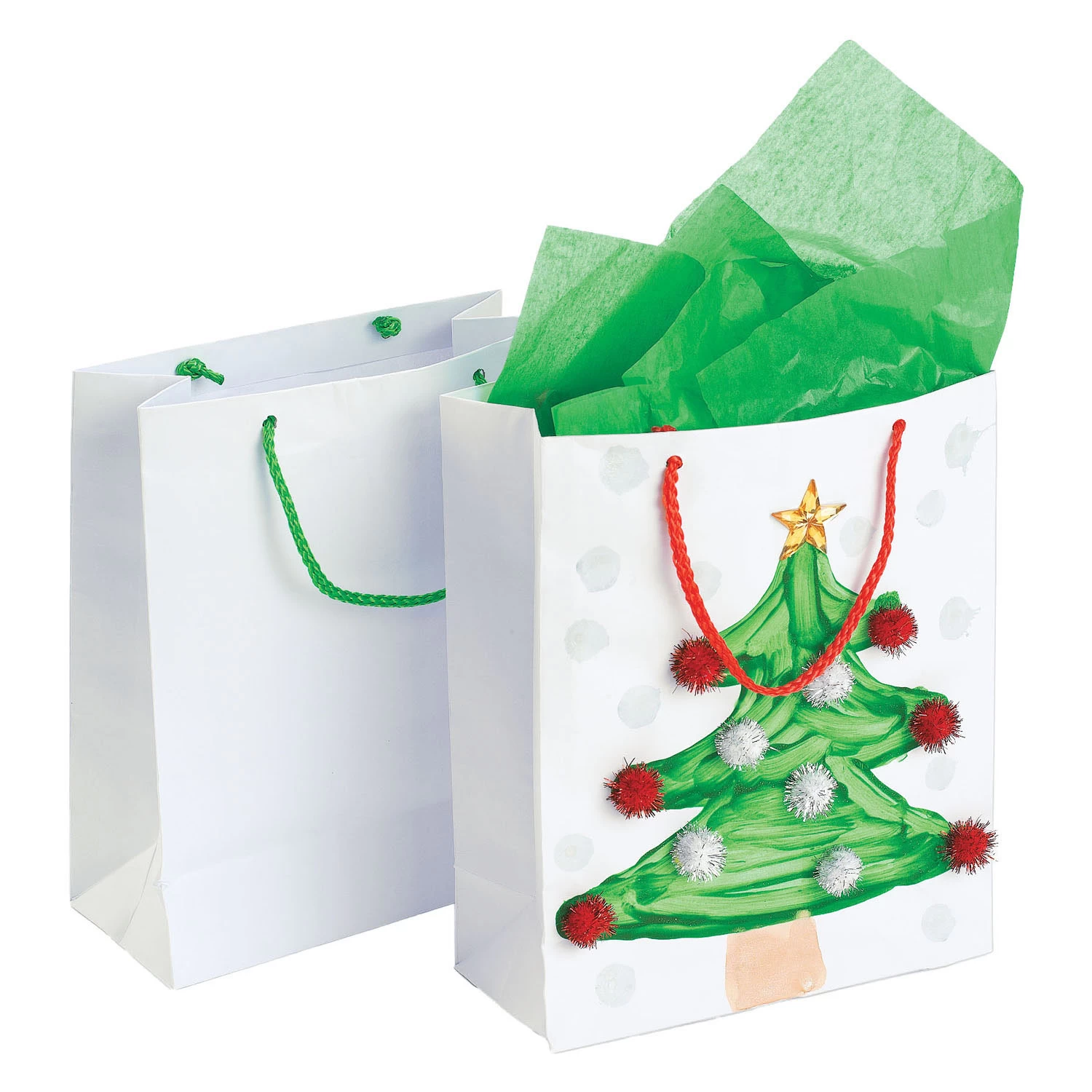 Farben – Dekorieren Sie Ihre Eigene Geschenktüte, 24 Stück. 4 Farben – Dekorieren Sie Ihre Eigene Geschenktüte, 24 Stück. – Bild 2