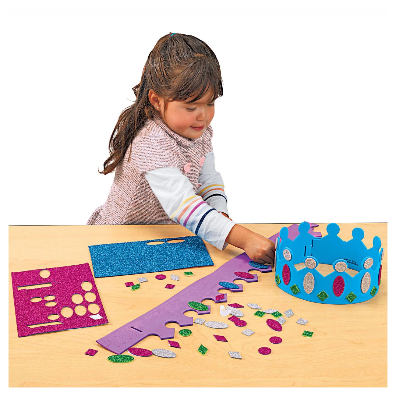 Bastelpaket Kronen Basteln, 16-tlg. 6 Bastelpaket Kronen Basteln, 16-tlg. – Bild 4