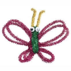 Färbungen – Chenille-Draht-Glitzer, 100 Stück. -Spielzeugwelt Verkauf 6040167e