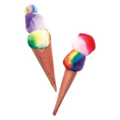 Colorations – Regenbogen-gestreifte Pompons, 180 Stück. -Spielzeugwelt Verkauf 6040274f