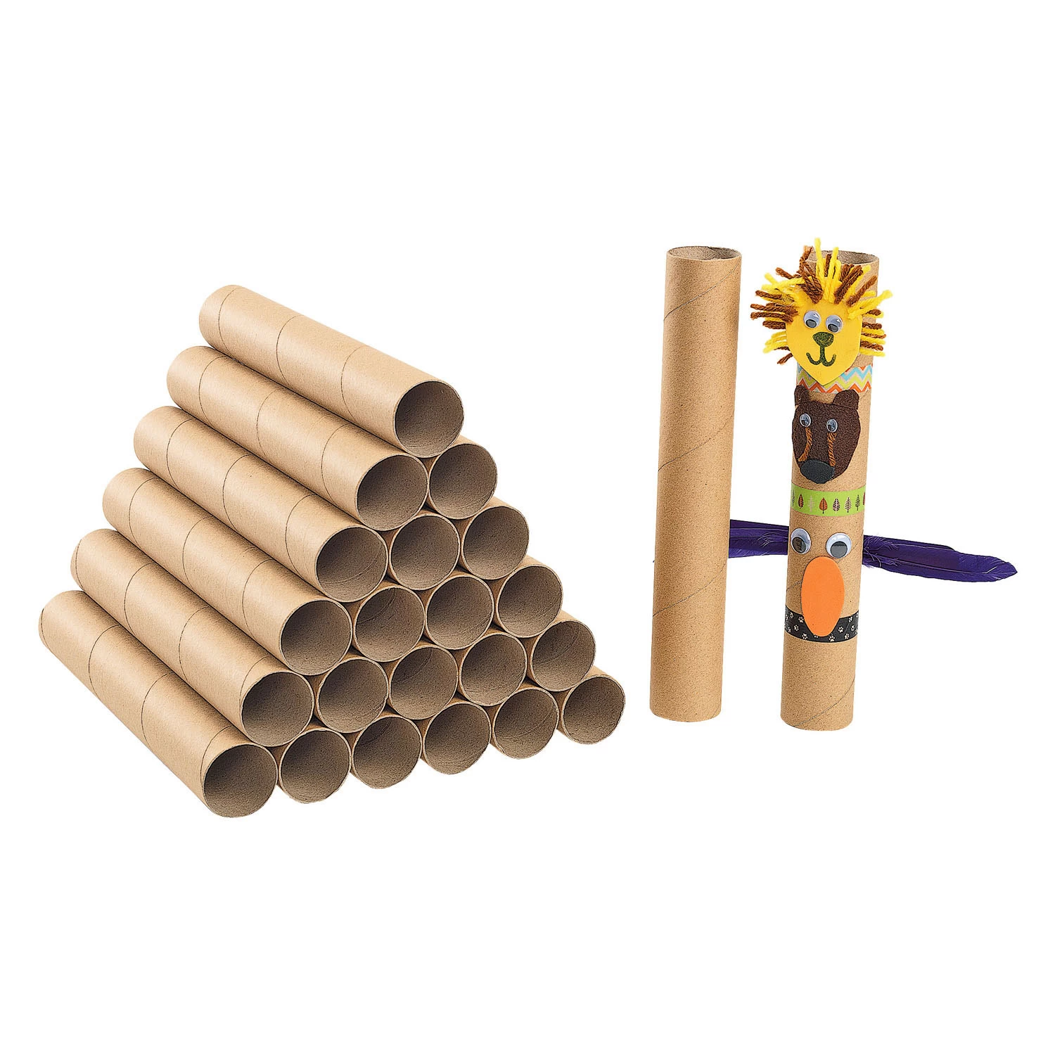 Colorations – Lange, Stabile, Recycelte Bastelrollen, 24 Stück. 5 Colorations – Lange, Stabile, Recycelte Bastelrollen, 24 Stück. – Bild 3