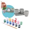 Play Malen Sie Ihre Eigenen Blumentöpfe Aus Zement, 17 Stück. -Spielzeugwelt Verkauf 8150348b